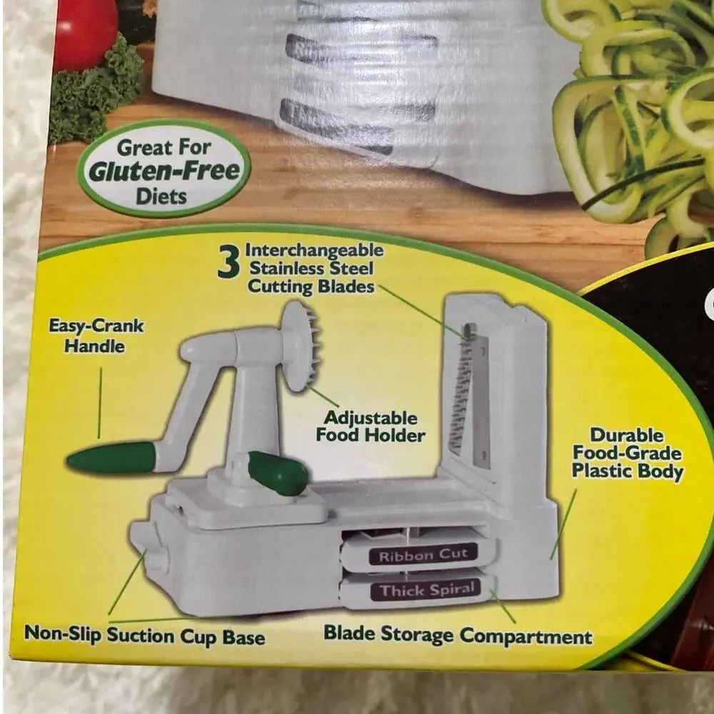 Veggetti Pro Tabletop Spiral Vegetable Cutter NEW